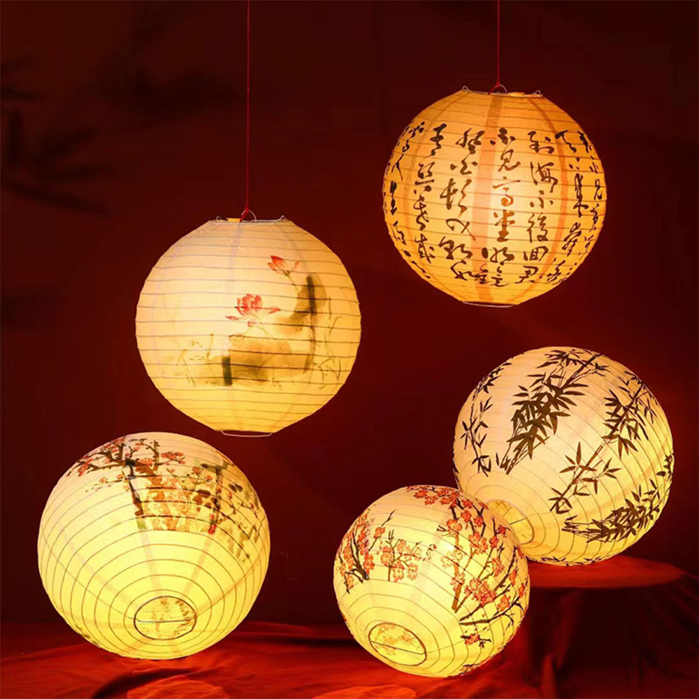 Japanese Lantern Paper - DIY Oriental Paper Lanterns Bulk Pack