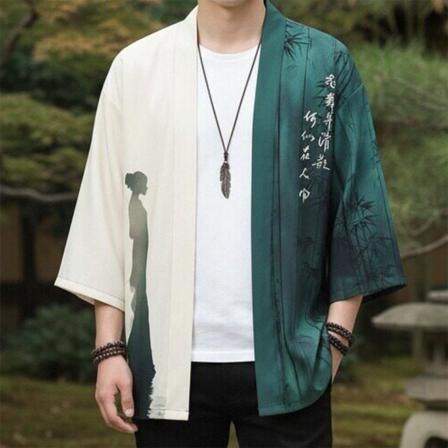 Japan Lifestyle And Culture - Japanese Style Cape Seven Tenth Sleeves