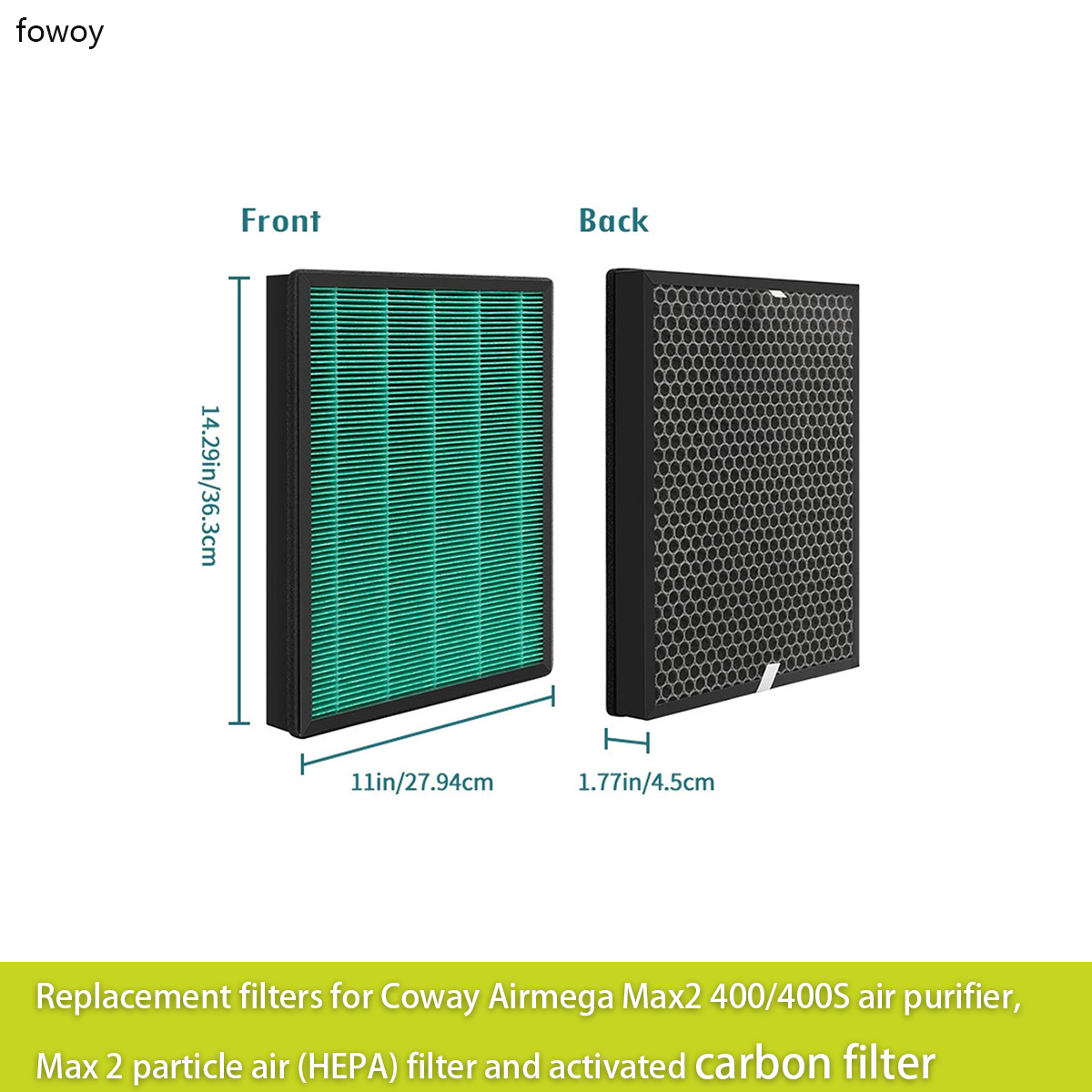 Coway Air Purifier Airmega 400 - Replacement Filters for Coway Airmega Max2