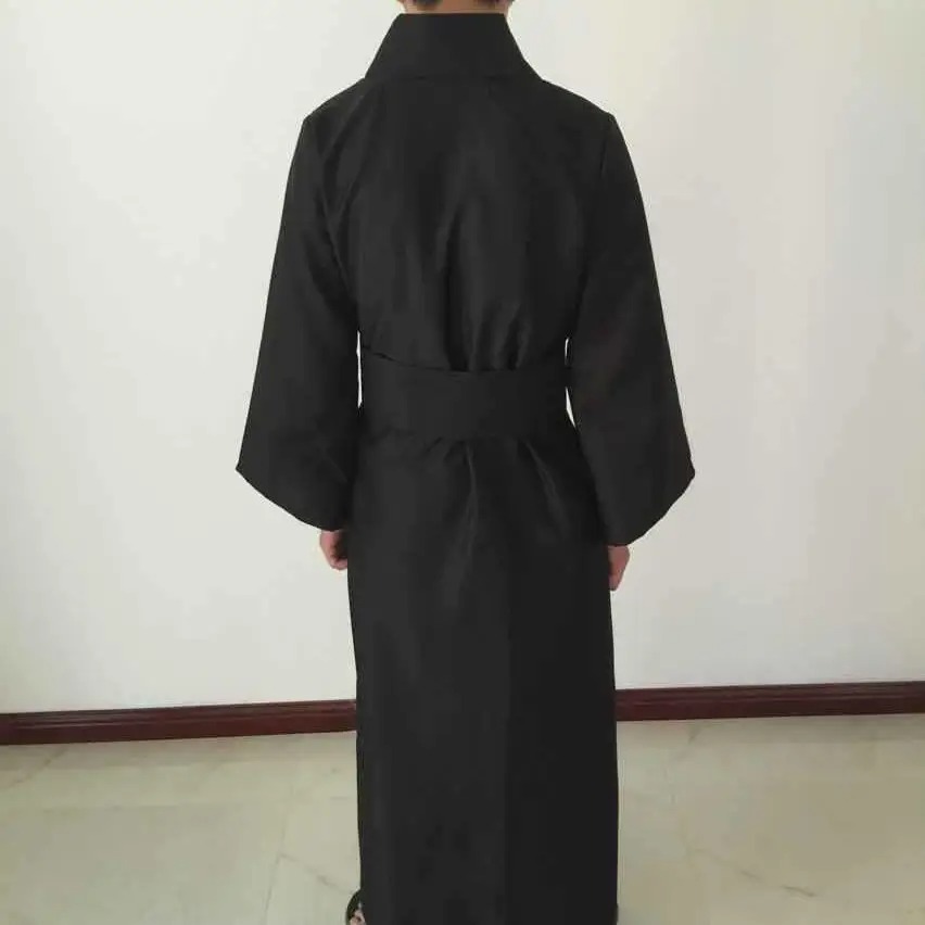 Men Classic Black Kimono Robe  - Kimono Yukata Cotton review and price