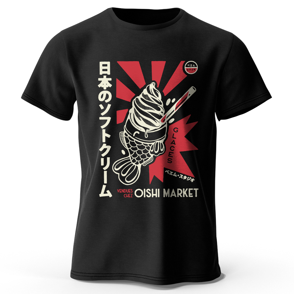Japanese Foodie Print 100% Cot - Japan Lifestyle And Culture review and price