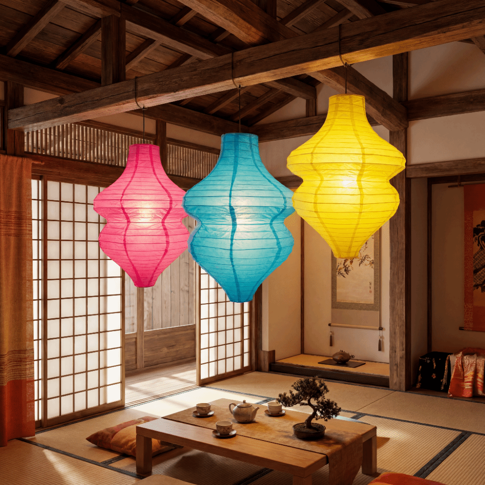 Artistic Decor Vintage Flower  - Japanese Lantern Paper review and price