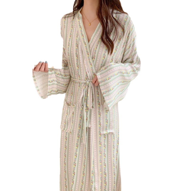 Korean Ins Kimono Robe Pajamas - Kimono Yukata Cotton review and price