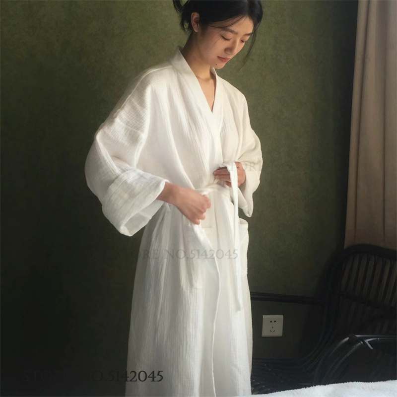 100% Cotton Gauze Couple Long  - Kimono Yukata Cotton review and price