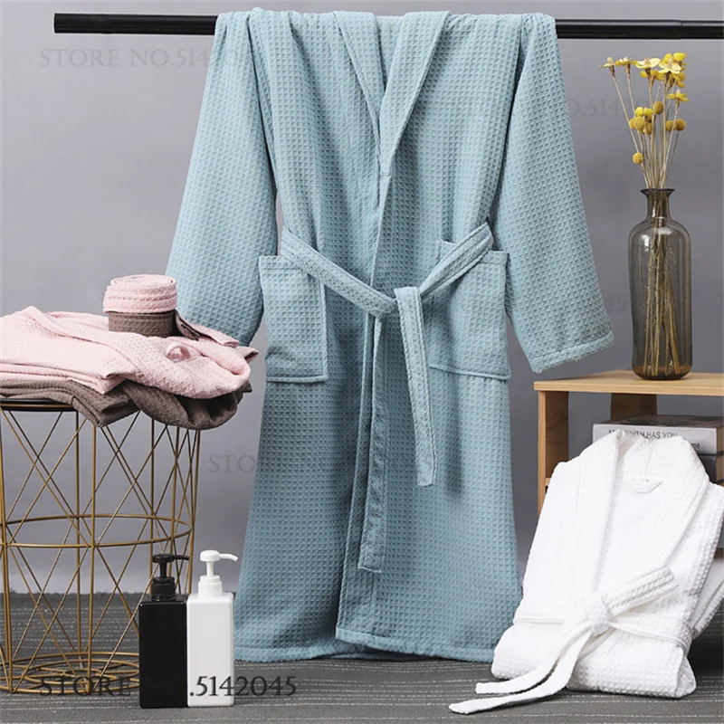 Waffle Cotton Couple Long Robe - Kimono Yukata Cotton review and price