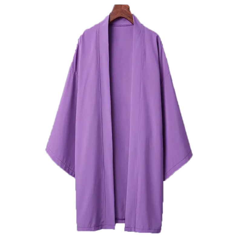 Men's Solid Color Long Sleeve  - Kimono Yukata Cotton review and price