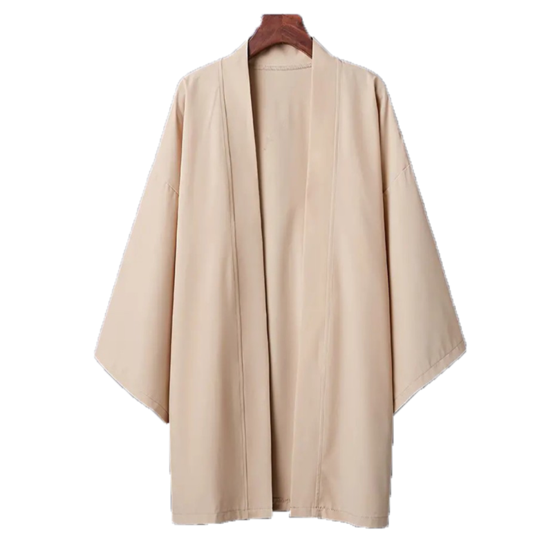 Men's Solid Color Long Sleeve  - Kimono Yukata Cotton review and price