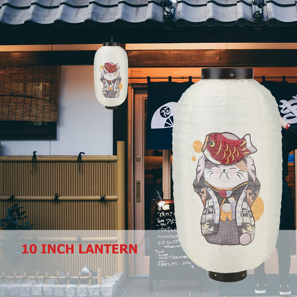 Lucky Cat Japanese Style Lante - Japanese Lantern Paper review and price