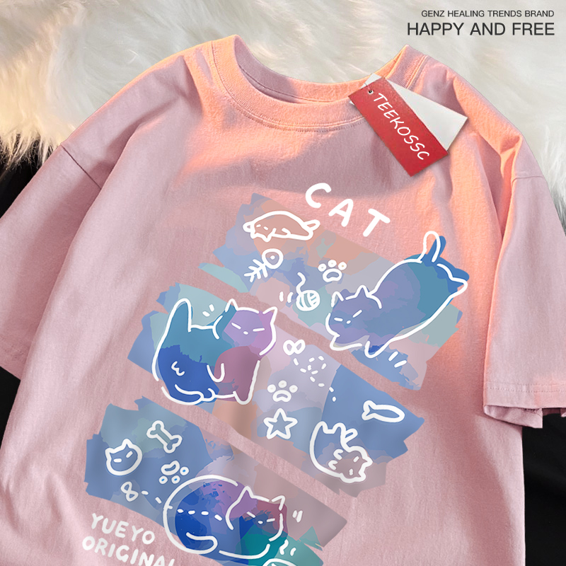 Fun Mischievous Cat Print Japa - Japan Lifestyle And Culture review and price